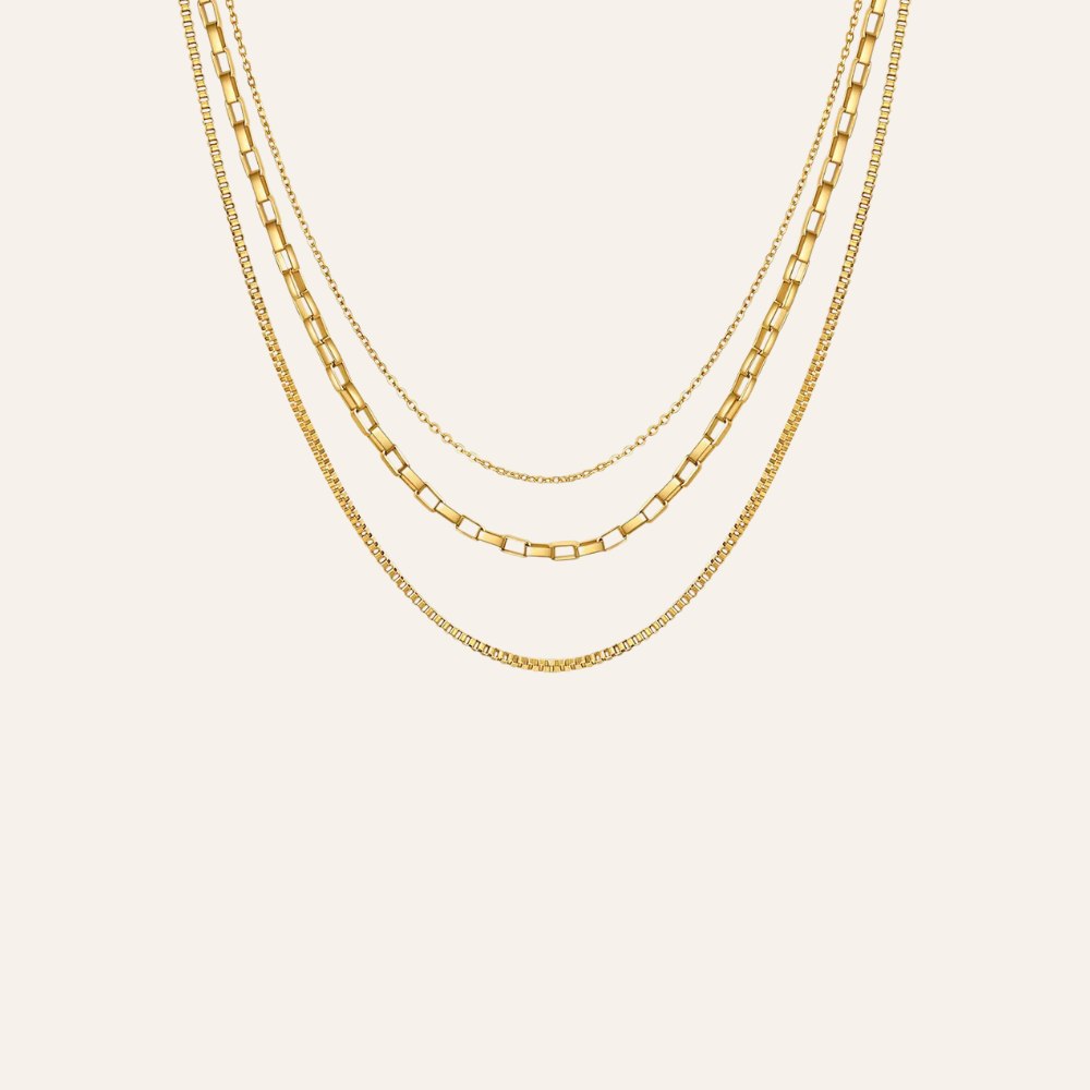Multi-Layer Gold Chain Necklace